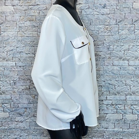 Notations Business Blouse - Picture 4 of 7